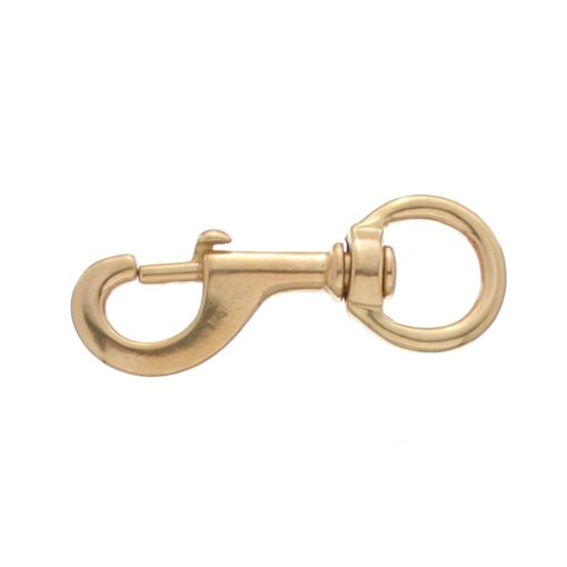 5/8" Brass-Plated Bolt Snap