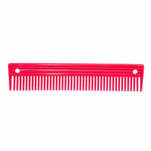10" Plastic Mane Comb - Red