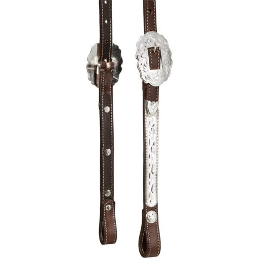 Silver Royal Double Ear Headstall with Raised Edge 18 18 6599 718a jypdjobvrtqypqgj