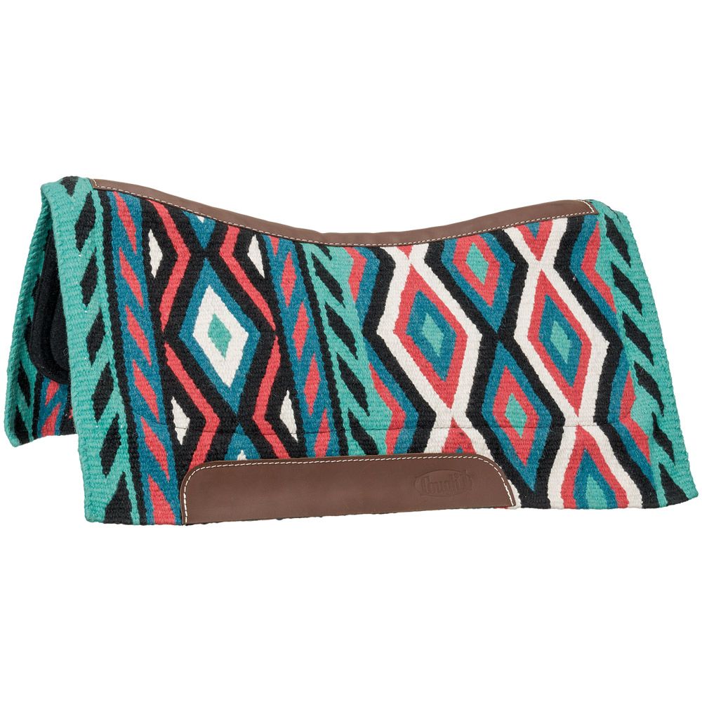 Tough1 Cassidy Woven Wool Saddle Pad 5 Tough1 Cassidy Woven Wool Saddle Pad - Image 3