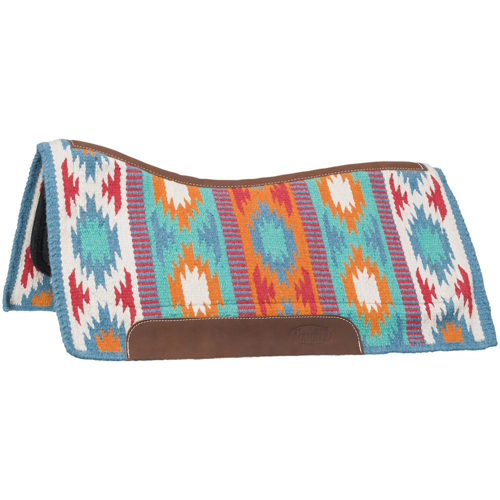 Tough1 Jolene Woven Wool Saddle Pad 6 Tough1 Jolene Woven Wool Saddle Pad - Image 4
