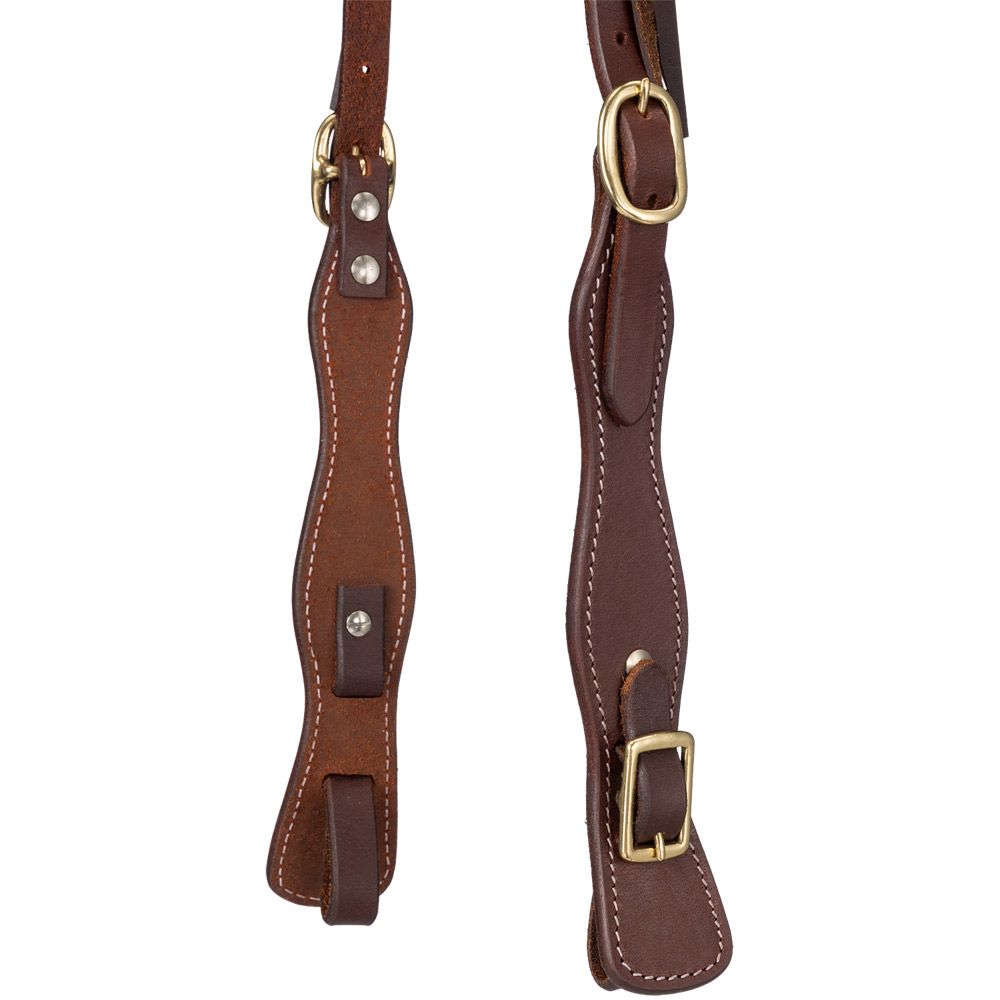Tough1 Harness Leather Buckaroo Headstall 4 Tough1 Harness Leather Buckaroo Headstall - Image 2