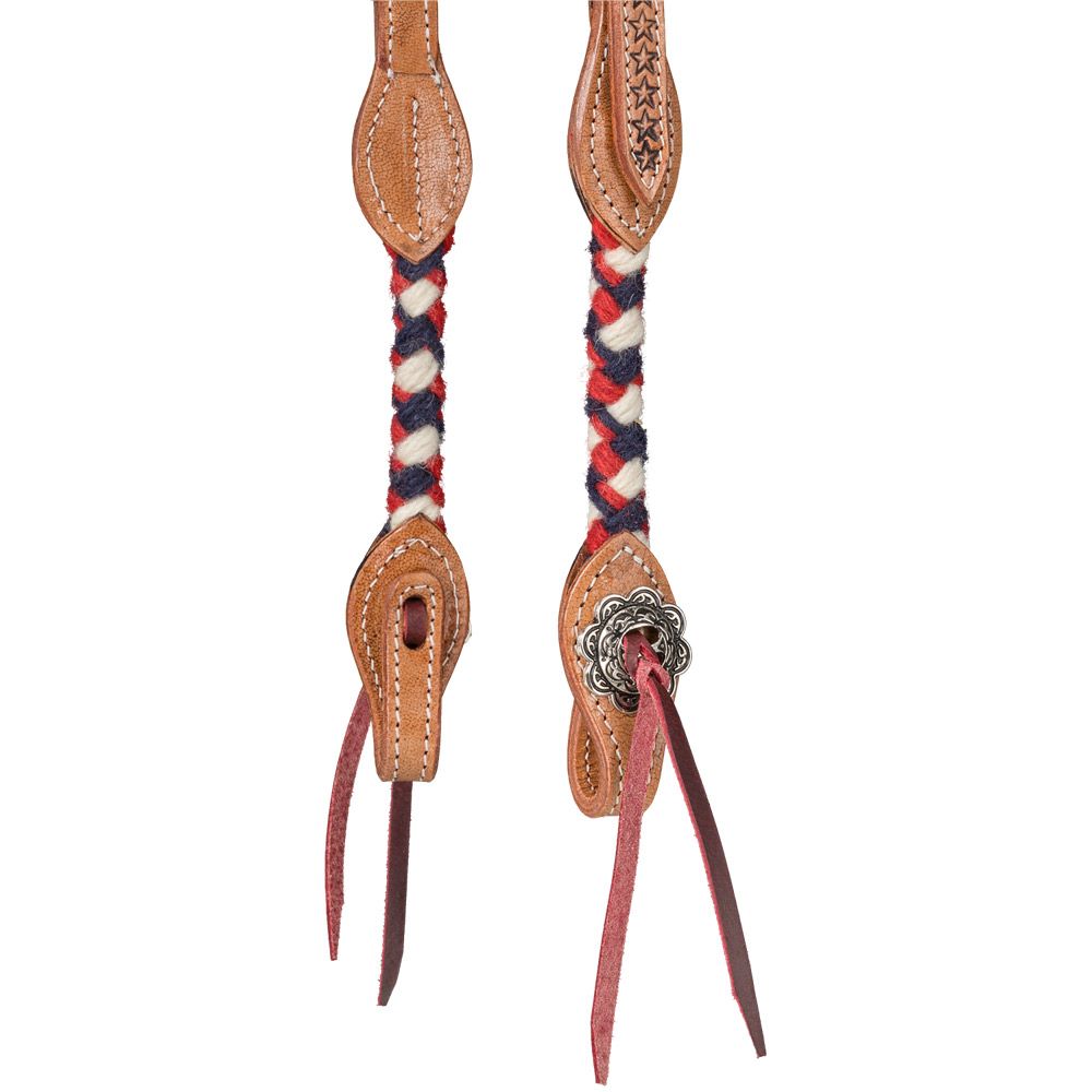 Tough1 Wool String Browband Headstall 14 Tough1 Wool String Browband Headstall - Image 12