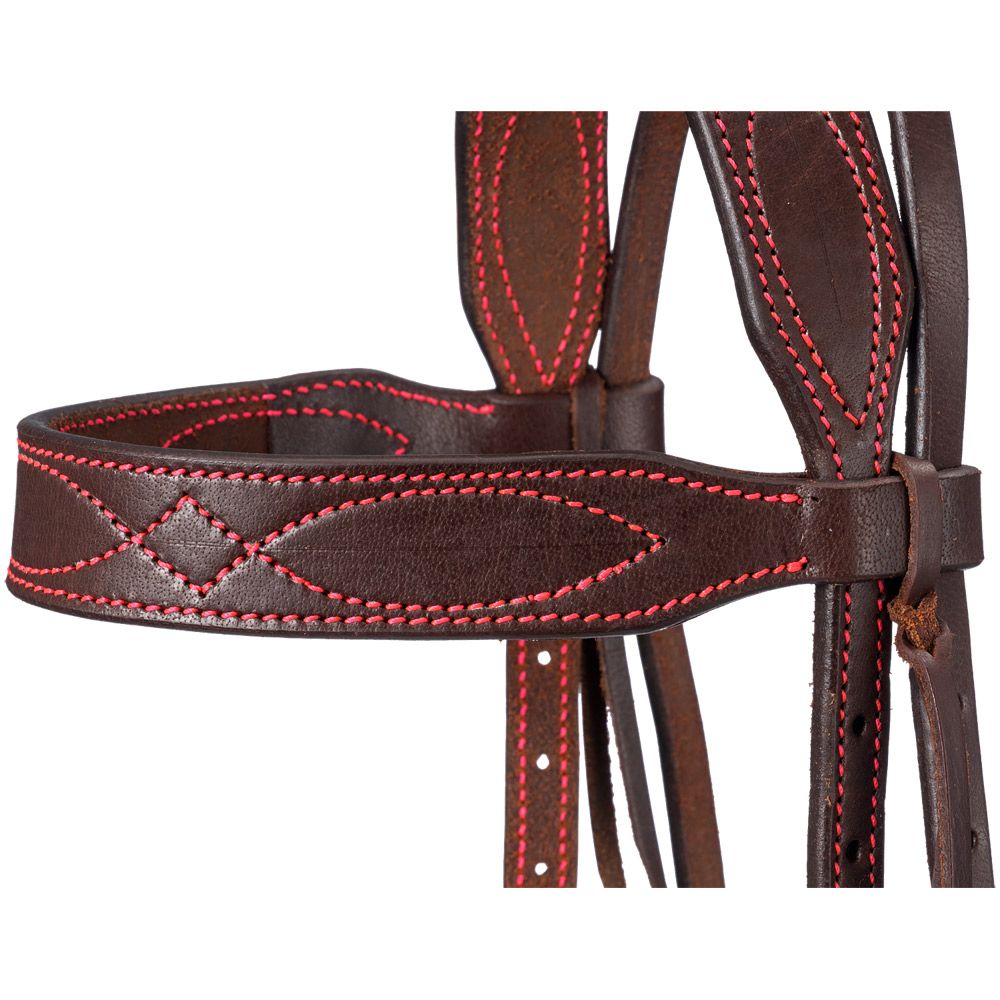 Tough1 Colored Thread Single Browband Headstall 10 Tough1 Colored Thread Single Browband Headstall - Image 8