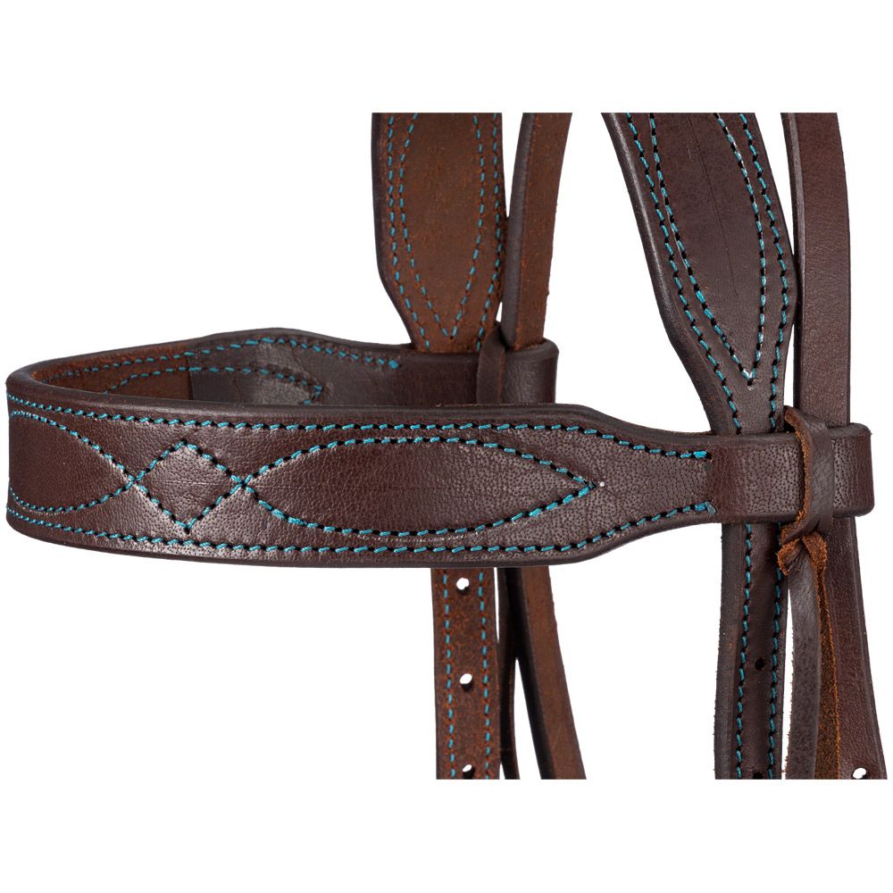 Tough1 Colored Thread Single Browband Headstall 11 Tough1 Colored Thread Single Browband Headstall - Image 9