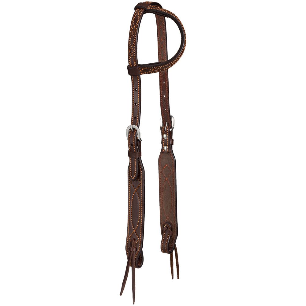 Tough1 Colored Thread Single Ear Headstall 6 Tough1 Colored Thread Single Ear Headstall - Image 4