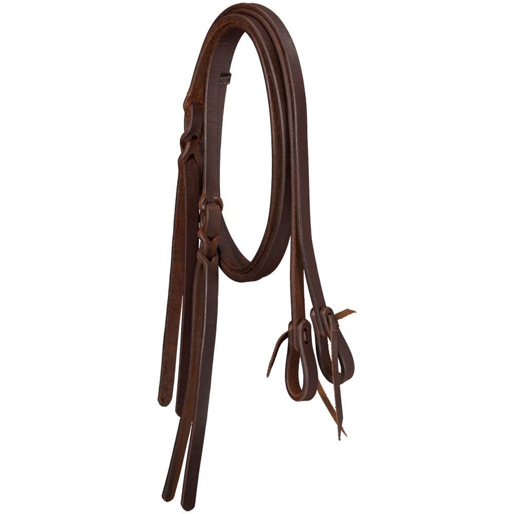 Tough1 Harness Leather Split Reins with Poppers 3 Tough1 Harness Leather Split Reins with Poppers