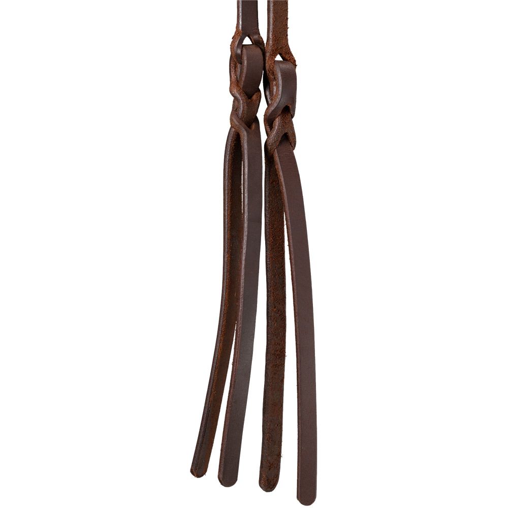 Tough1 Harness Leather Split Reins with Poppers 5 Tough1 Harness Leather Split Reins with Poppers - Image 3