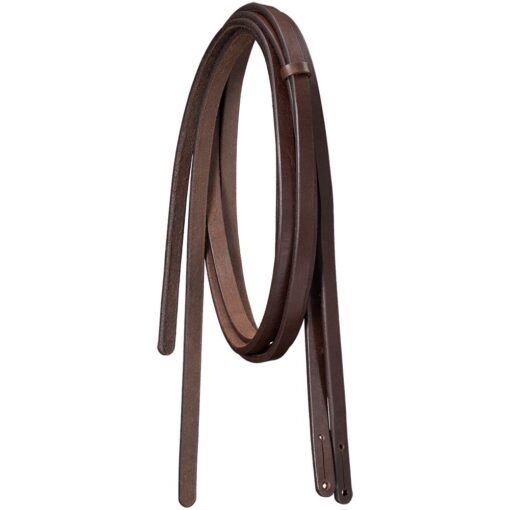 Tough1 Harness Leather Split Reins with Loop End