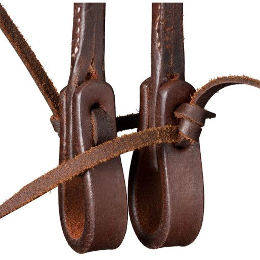Tough1 Harness Leather Rolled Split Reins - Image 2