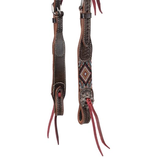 Tough1 Sienna Beaded Browband Headstall - Image 2