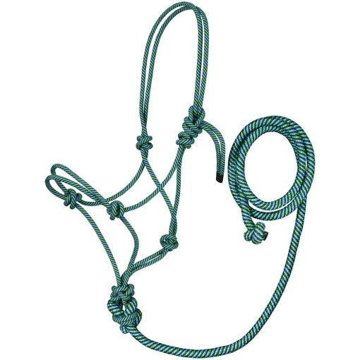 Tough1 Tri-Color Rope Halter with Lead 32 50 1013 42 w6me11pj8qpoa17q