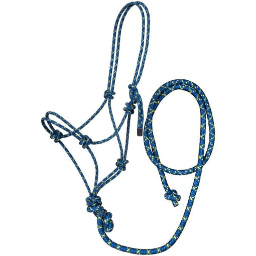 Tough1 Tri-Color Rope Halter with Lead 31 50 1013 4 e9g8mhzl7an4r9rj