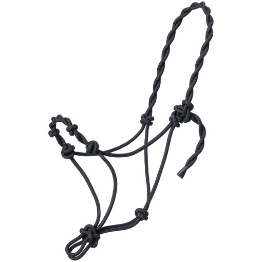 Tough1 Knotted Pony Rope Halter with Twisted Crown 7 50 1090p tuiibrw7oubbk9uu