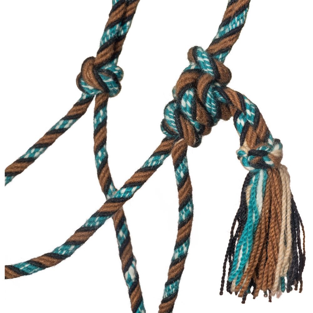 Tough1 Mecate Rope Halter with 12ft Lead 9 Tough1 Mecate Rope Halter with 12ft Lead - Image 8