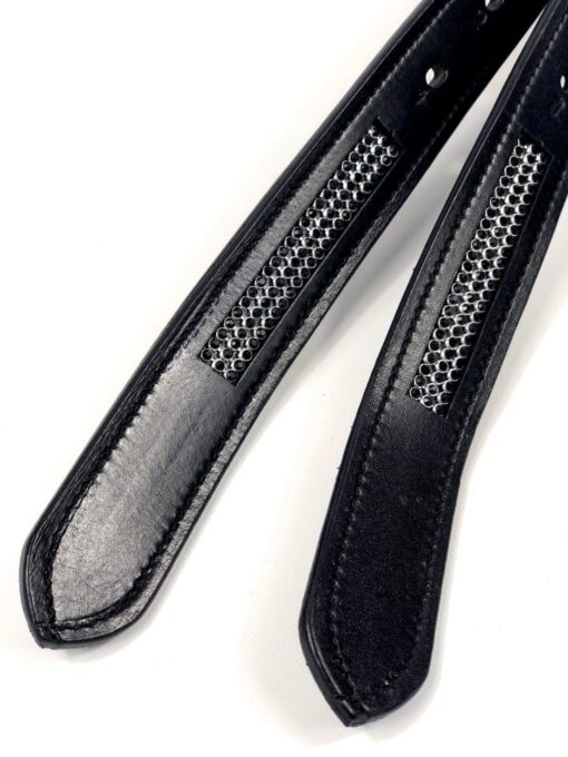 PFIFF Black Crystal Stirrup Leathers 7 70C0F2CD BB2A 4D95 98F2 BC277F685A5D