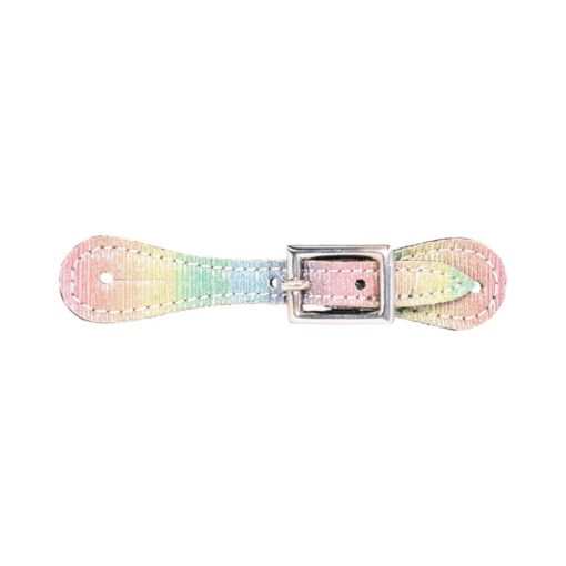 Tough1 Rainbow Glitter Baby Spur Straps