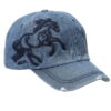 Equi-Ternatives Denim 3-D Galloping Horse Cap