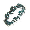 AWST International Galloping Horses Stretch Bracelet Patina