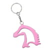 AWST International Pink Horse Head Key Chain with Bottle Opener