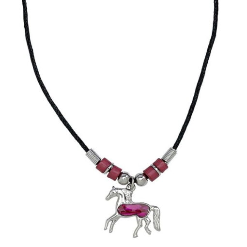 AWST International Pink Paua Shell Necklace