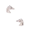 AWST International Sterling Silver Horse Head Earrings