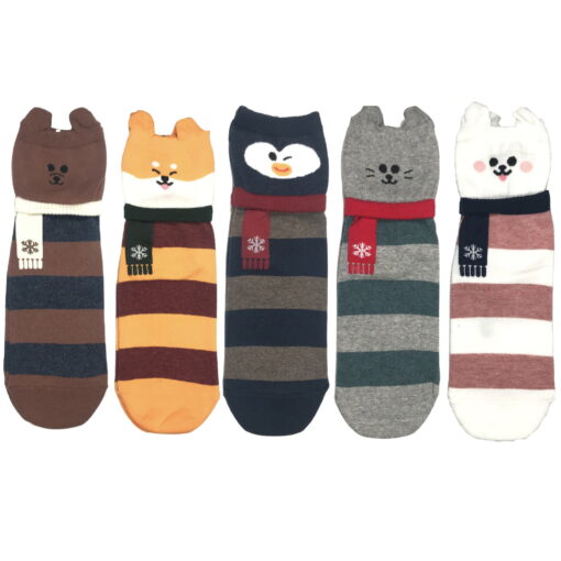 Animal Scarf Socks 20 Animal Scarf Socks 1 5