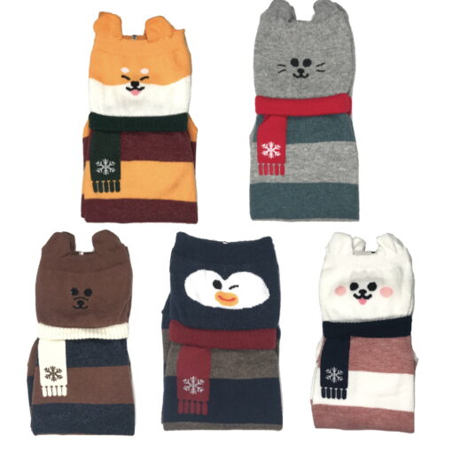 Animal Scarf Socks 21 Animal Scarf Socks 1 7