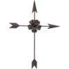 Arrow Cross with Flower Wall Décor 2 Arrow Cross with Flower Wall Décor