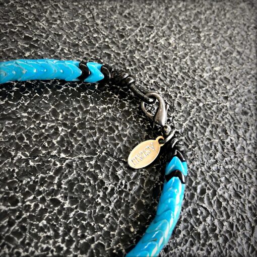 Astali Ouroboros Collection Turquoise Snake Glass Bracelet 20 Astali Ouroboros Collection Turquoise Snake Glass Bracelet 2 scaled 1