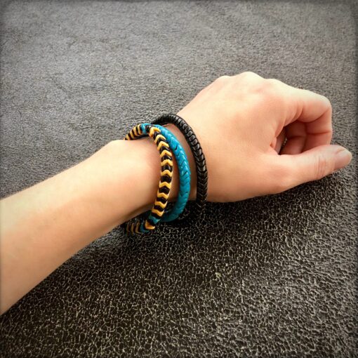 Astali Ouroboros Collection Turquoise Snake Glass Bracelet 17 Astali Ouroboros Collection Turquoise Snake Glass Bracelet 5 scaled 1