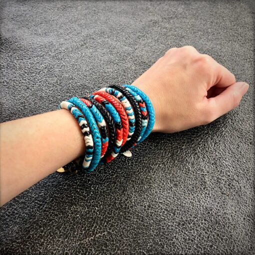 Astali Ouroboros Collection Turquoise Snake Glass Bracelet 14 Astali Ouroboros Collection Turquoise Snake Glass Bracelet 8 scaled 1