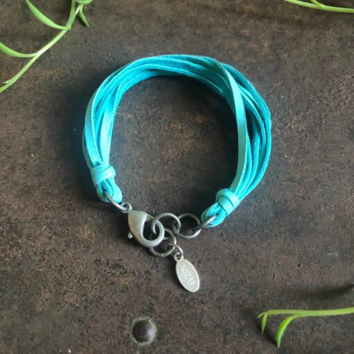 Astali Roadhouse Collection Leather 7-Strand Bracelet Turquoise & Silver 15 Astali Roadhouse Collection Leather 7 Strand Bracelet Turquoise Silver 11 scaled 1