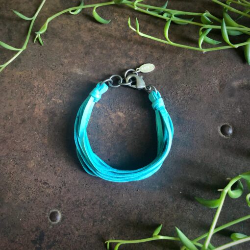 Astali Roadhouse Collection Leather 7-Strand Bracelet Turquoise & Silver 23 Astali Roadhouse Collection Leather 7 Strand Bracelet Turquoise Silver 3 scaled 1