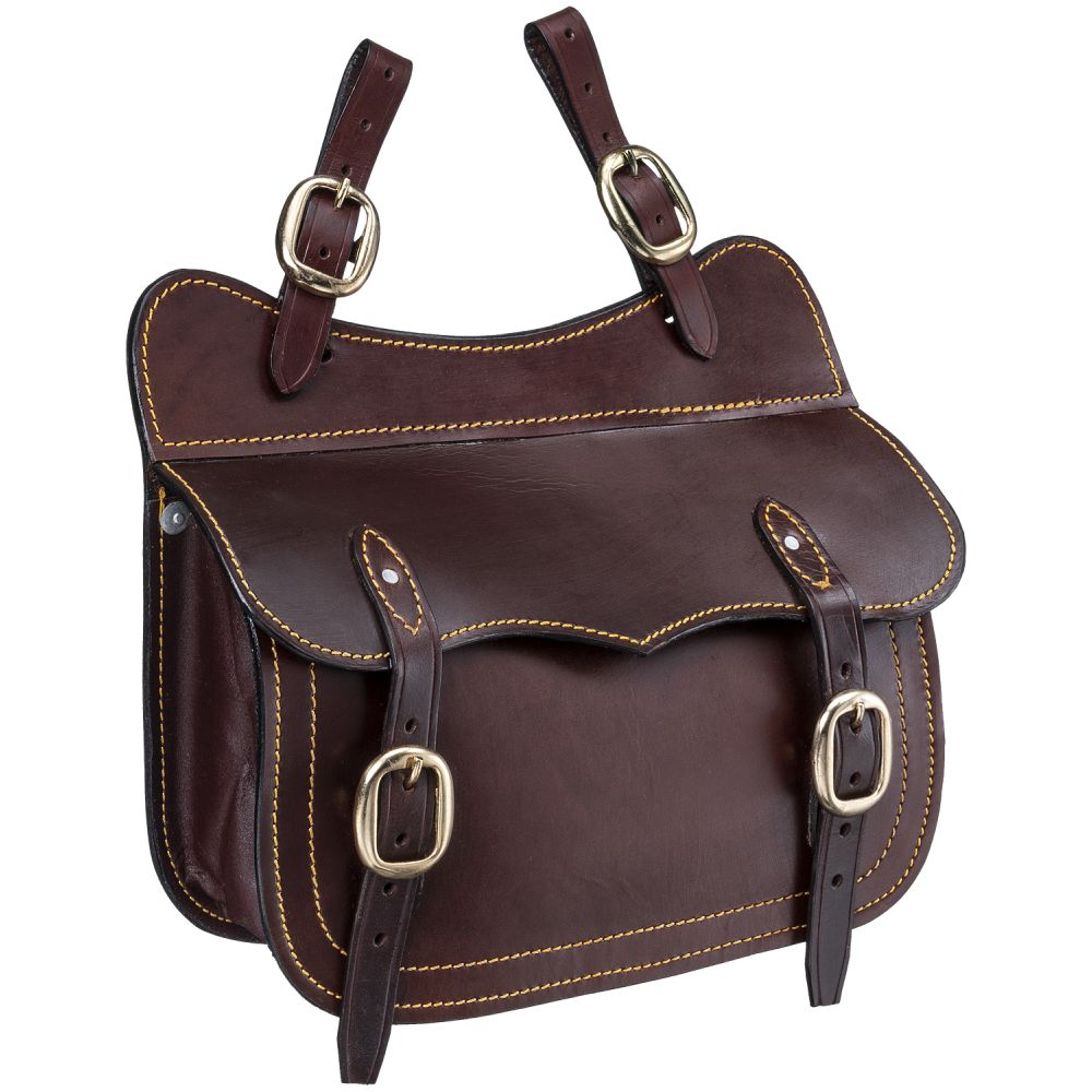 Tough 1 Australian Outrider Sacoches de Selle Poche Cuir 73-8914 ... - eBay