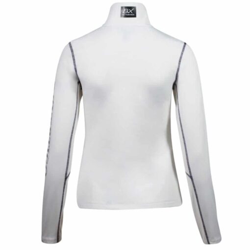 B Vertigo Roxane Women's Long Sleeve Zip Polo Shirt 12 B Vertigo Roxane Womens Long Sleeve Zip Polo Shirt