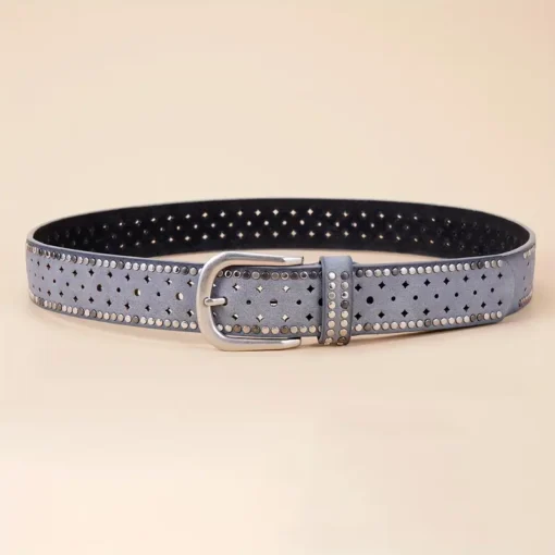 Ritzy EQ Rivets Riding Belt 6 Bamboo1 2