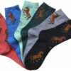 Bay Running Horse Socks