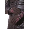 Burgundy/Greyish Brown