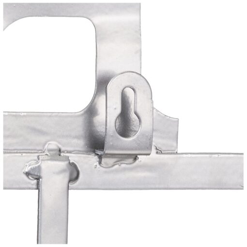 Corrugated Metal 4 Hook Signs - 3 Pack 5 Corrugated Metal 4 Hook Signs 1