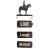 Cowboy Sign Live/Laugh/Ride