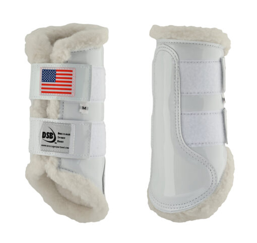 DRESSAGE SPORT BOOT GLOSSY 14 DRESSAGE SPORT BOOT GLOSSY AMERICAN WHITE