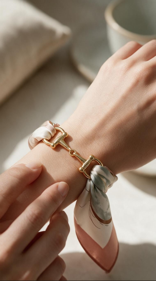 Equestrian Horse Bracelet Scarf