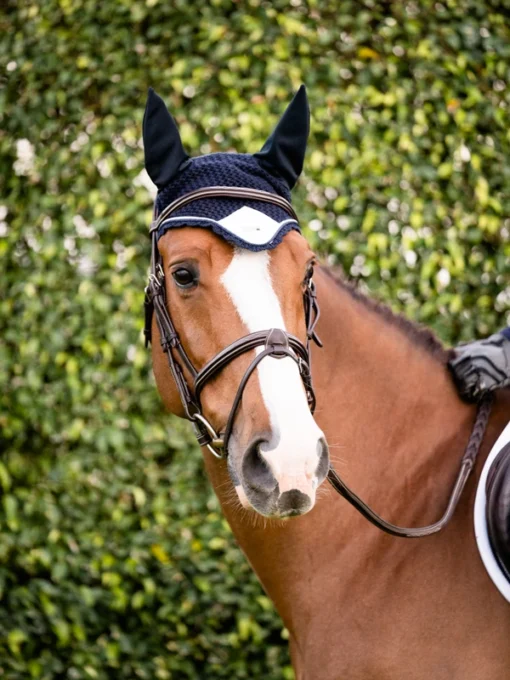 Equestrian Stockholm Fly Veil Midnight White3