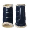 Equestrian Stockholm Navy Brushing Boots Front 2 Equestrian Stockholm Navy Brushing Boots Back