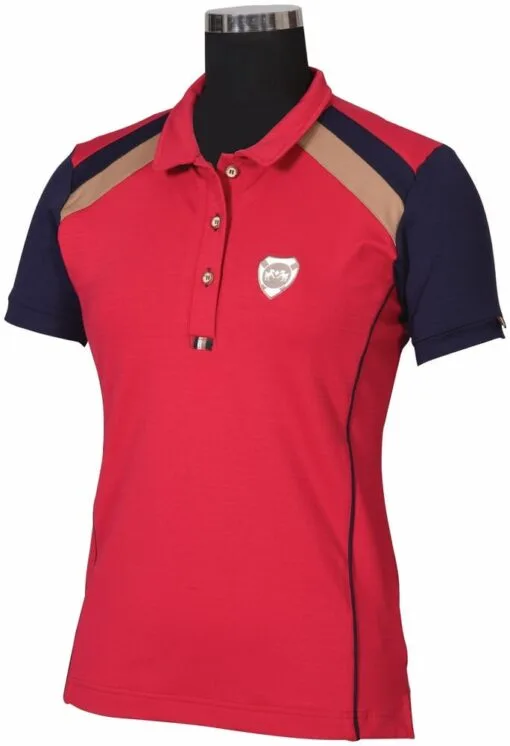 Equine Couture Carrington Polo Shirt Berry