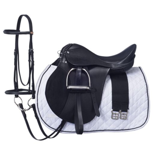 Equitare All Purpose Saddle Package with Padded Flap - Wide