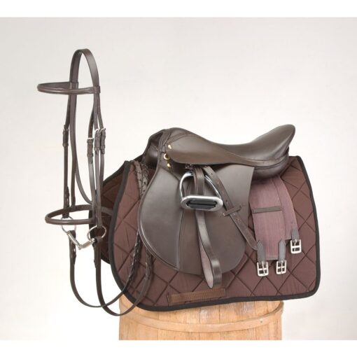 Equitare Event Winner Saddle Package - Brown