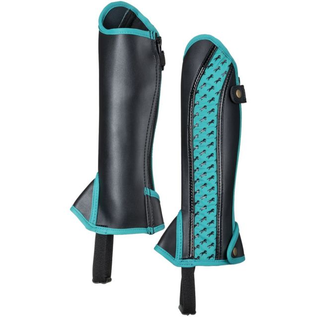 Equitare Kids Half Chaps with Horse Motif 6 Equitare Kids Half Chaps with Horse Motif - Image 5