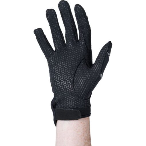 Equitare Lycra Grip Riding Gloves Black3